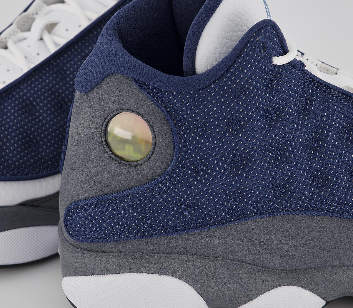 JordanJordan 13 Retro TrainersNavy Univ Blue Flint Grey White