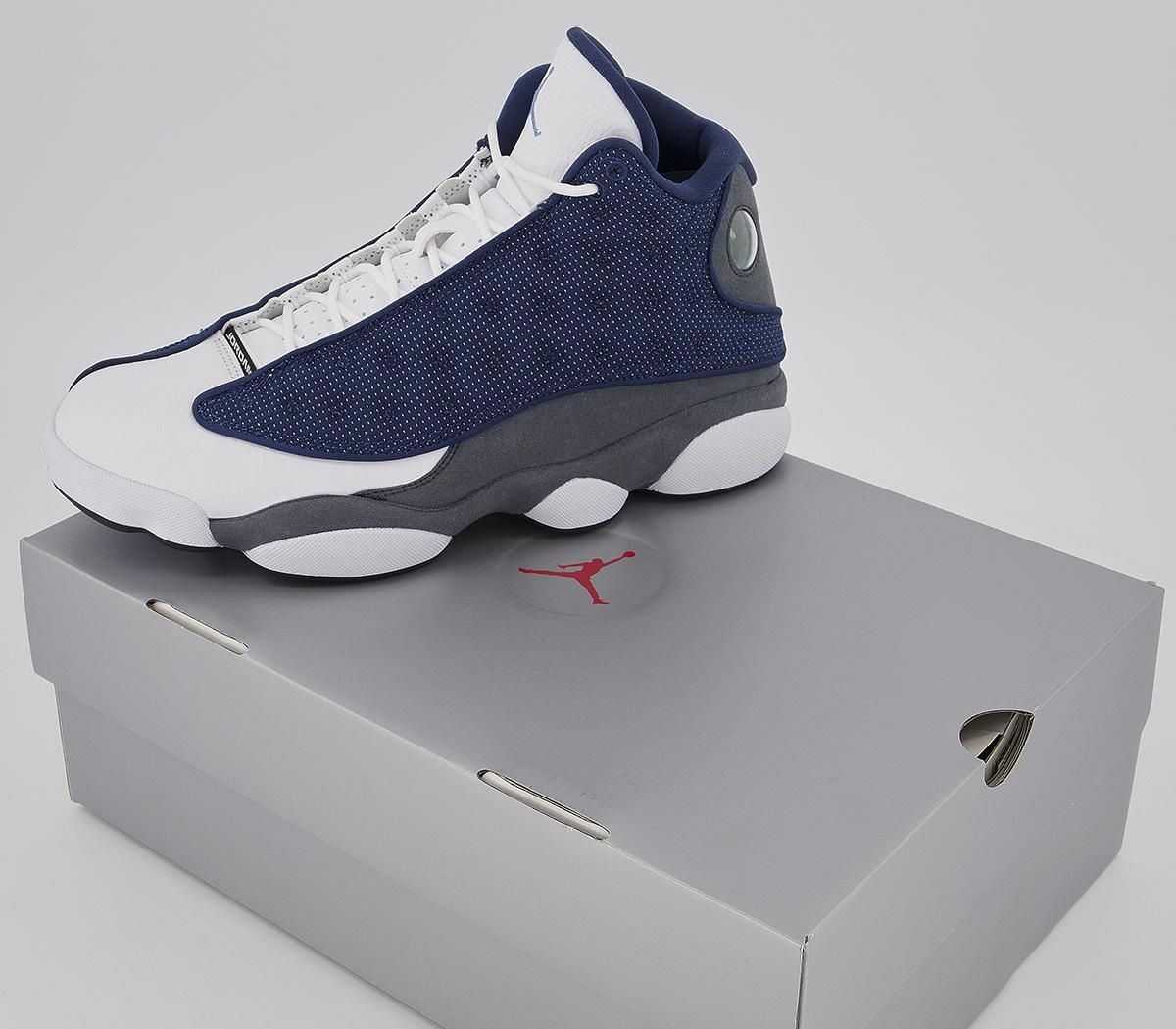 JordanJordan 13 Retro TrainersNavy Univ Blue Flint Grey White