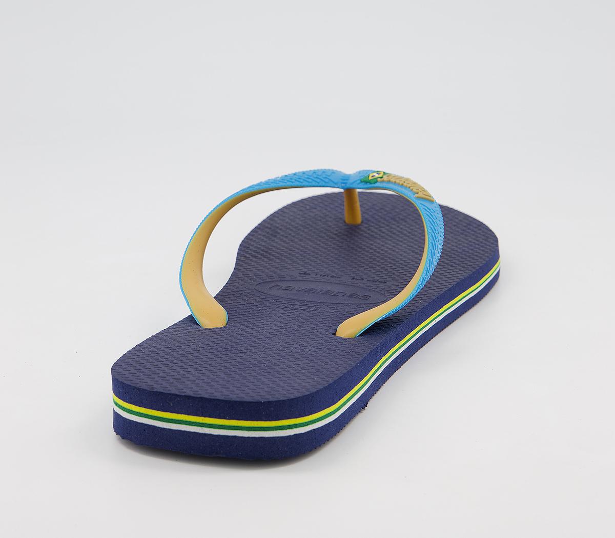 Havaianas Brasil Mix Flip Flops Havaianas Brasil Mix Flip Flops Marine Turq