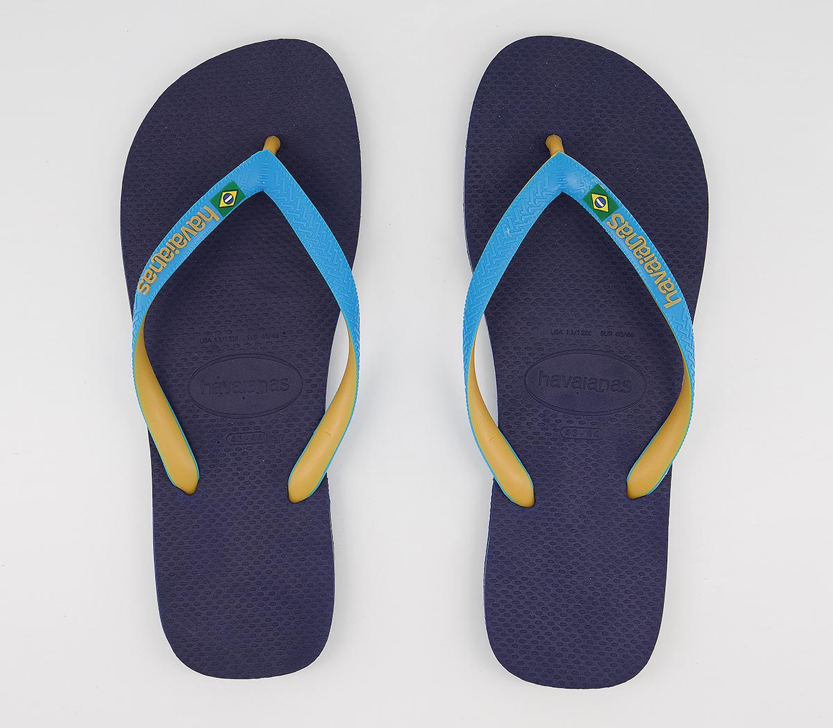 Havaianas Brasil Mix Flip Flops Havaianas Brasil Mix Flip Flops Marine Turq