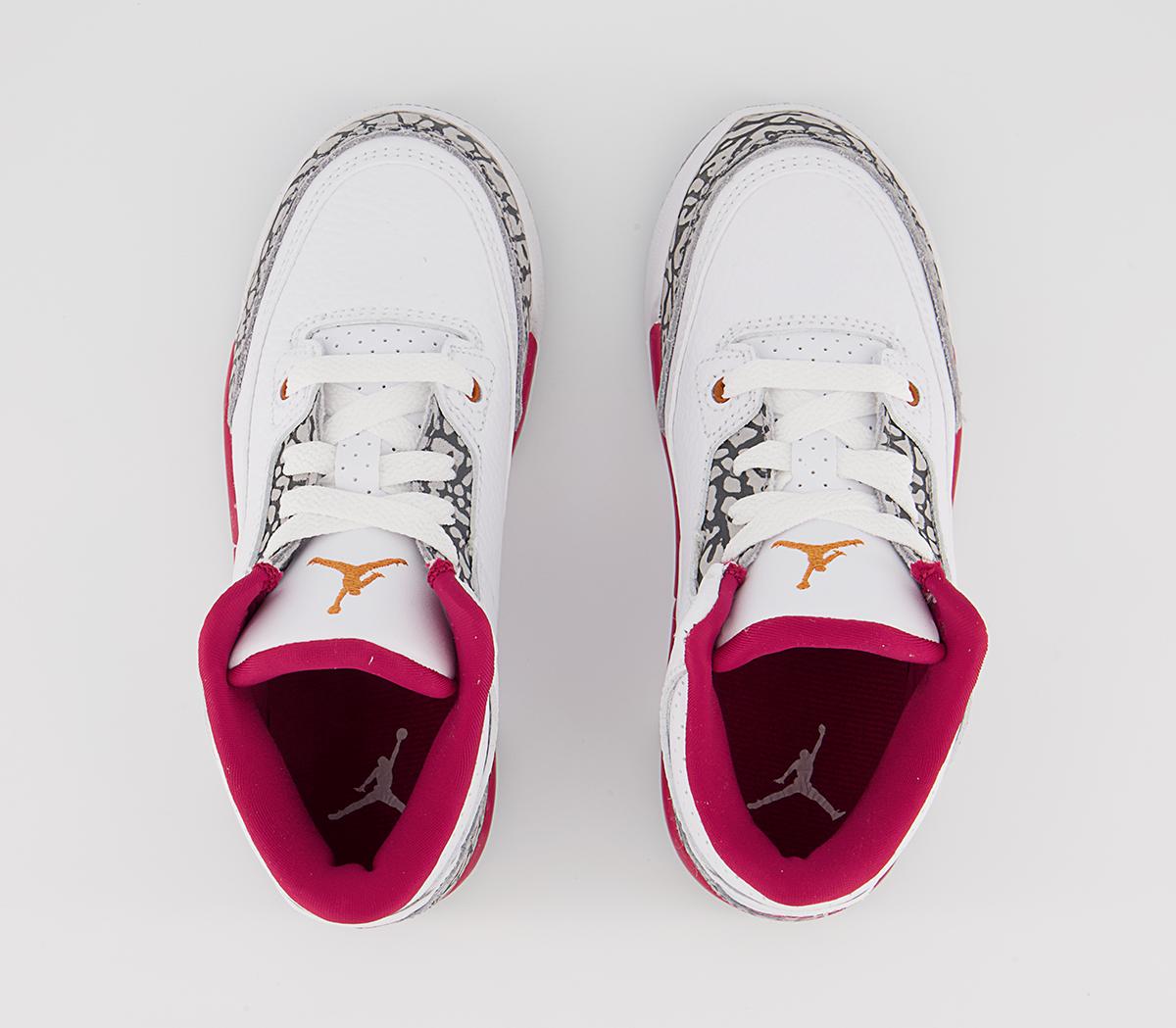 Jordan Jordan 3 Ps Trainers Jordan Jordan 3 Ps Trainers White Light Curry Cardinal Red