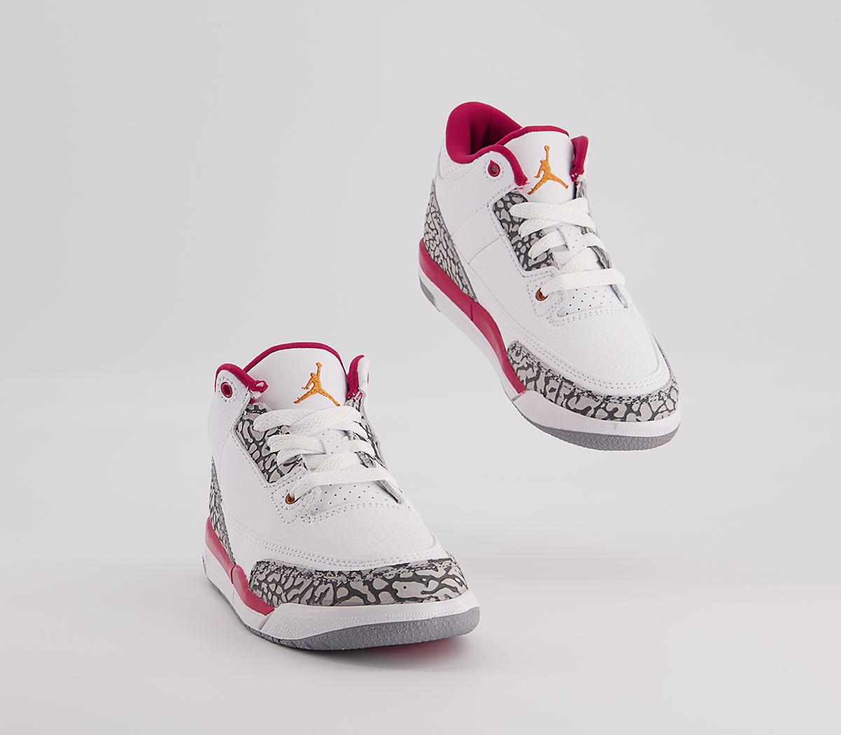 Jordan Jordan 3 Ps Trainers Jordan Jordan 3 Ps Trainers White Light Curry Cardinal Red