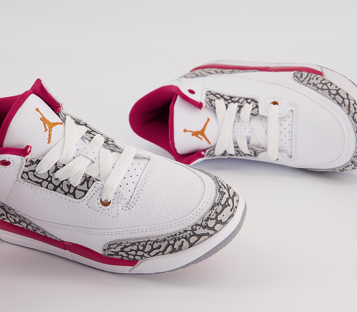 Jordan Jordan 3 Ps Trainers Jordan Jordan 3 Ps Trainers White Light Curry Cardinal Red