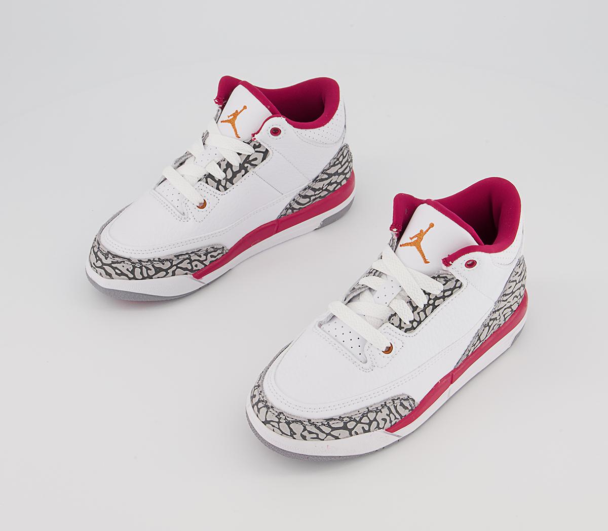 Jordan Jordan 3 Ps Trainers Jordan Jordan 3 Ps Trainers White Light Curry Cardinal Red