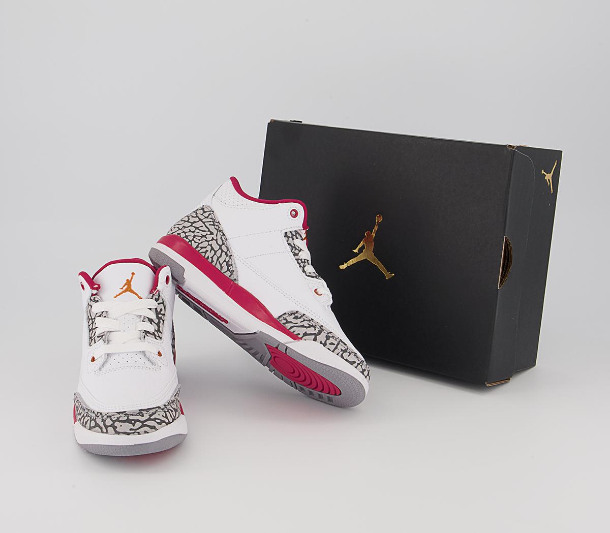Jordan Jordan 3 Ps Trainers Jordan Jordan 3 Ps Trainers White Light Curry Cardinal Red