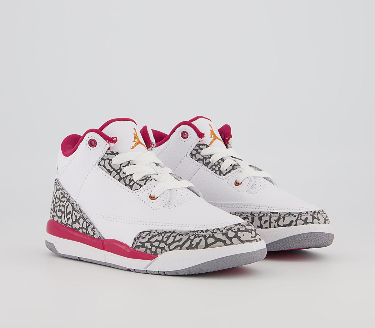 Jordan Jordan 3 Ps Trainers Jordan Jordan 3 Ps Trainers White Light Curry Cardinal Red
