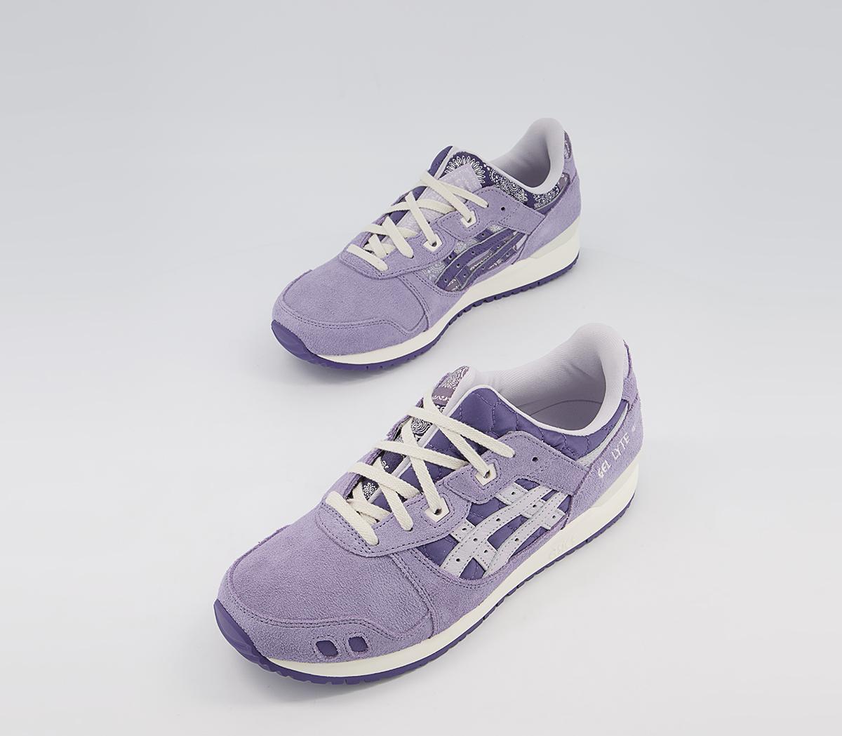 Asics Gel Lyte III Trainers Asics Gel Lyte III Trainers Ash Rock Cream Paisley