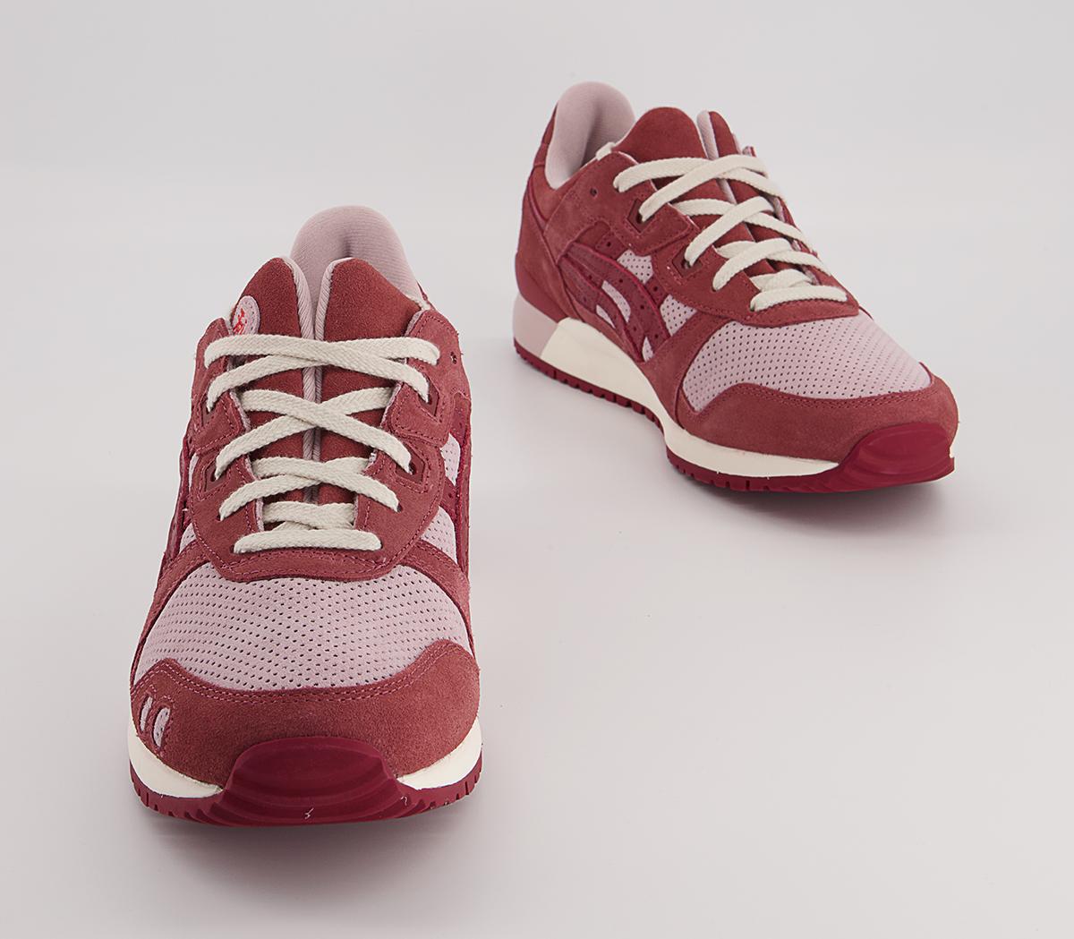 Asics Gel Lyte III Trainers Asics Gel Lyte III Trainers Watershed Rose Beet Red