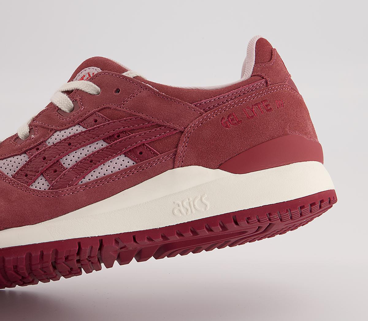 Asics Gel Lyte III Trainers Asics Gel Lyte III Trainers Watershed Rose Beet Red