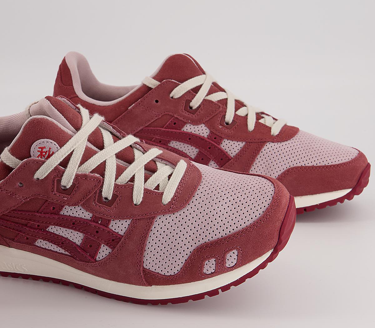 Asics Gel Lyte III Trainers Asics Gel Lyte III Trainers Watershed Rose Beet Red