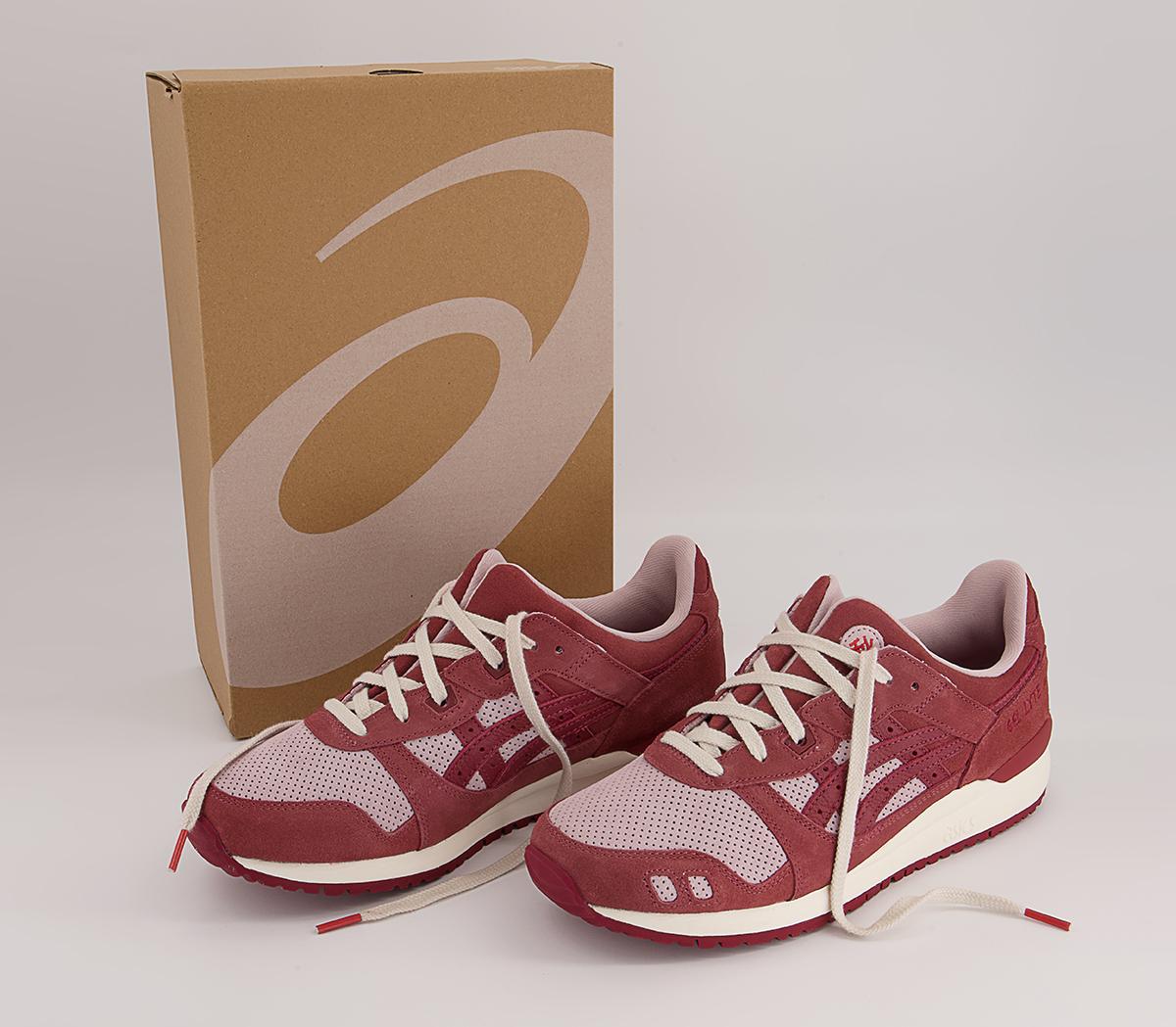 Asics Gel Lyte III Trainers Asics Gel Lyte III Trainers Watershed Rose Beet Red