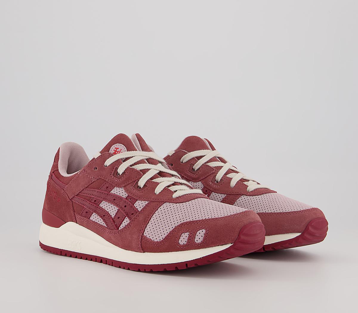 Asics Gel Lyte III Trainers Asics Gel Lyte III Trainers Watershed Rose Beet Red