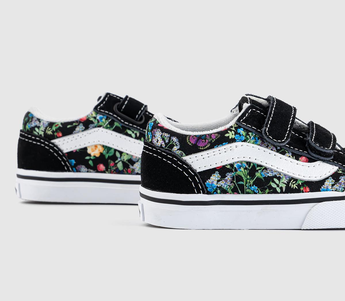 VansOld Skool Toddler Trainers VansOld Skool Toddler TrainersWild Bouquet Black True White