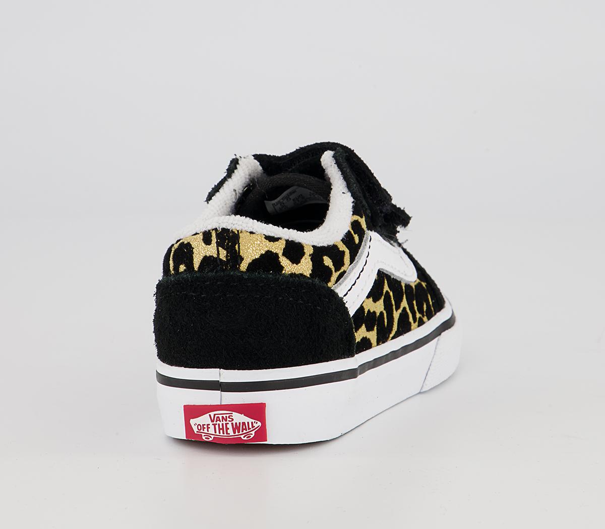 Vans Old Skool Trainers Vans Old Skool Trainers Leoparad Black White