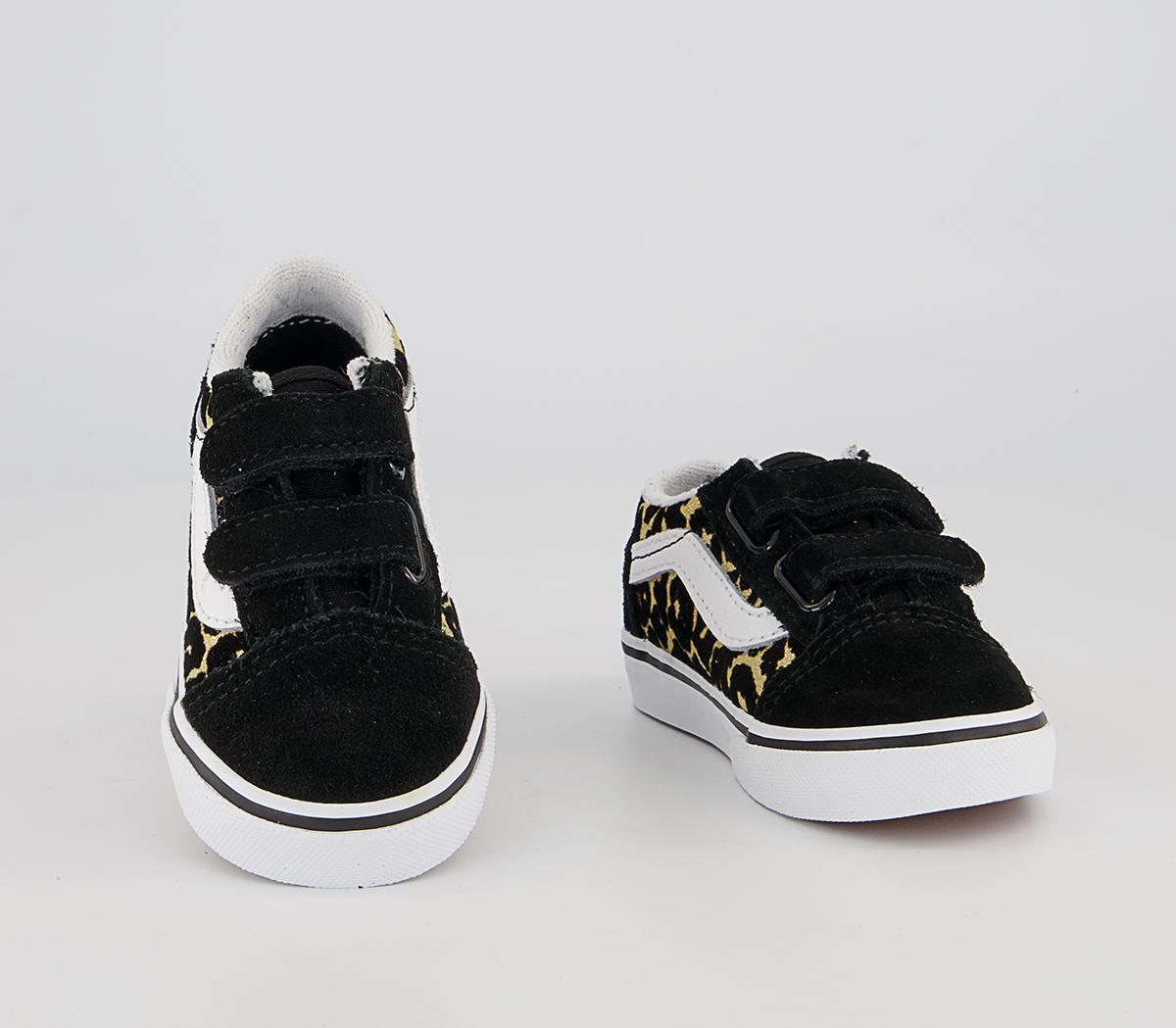 Vans Old Skool Trainers Vans Old Skool Trainers Leoparad Black White