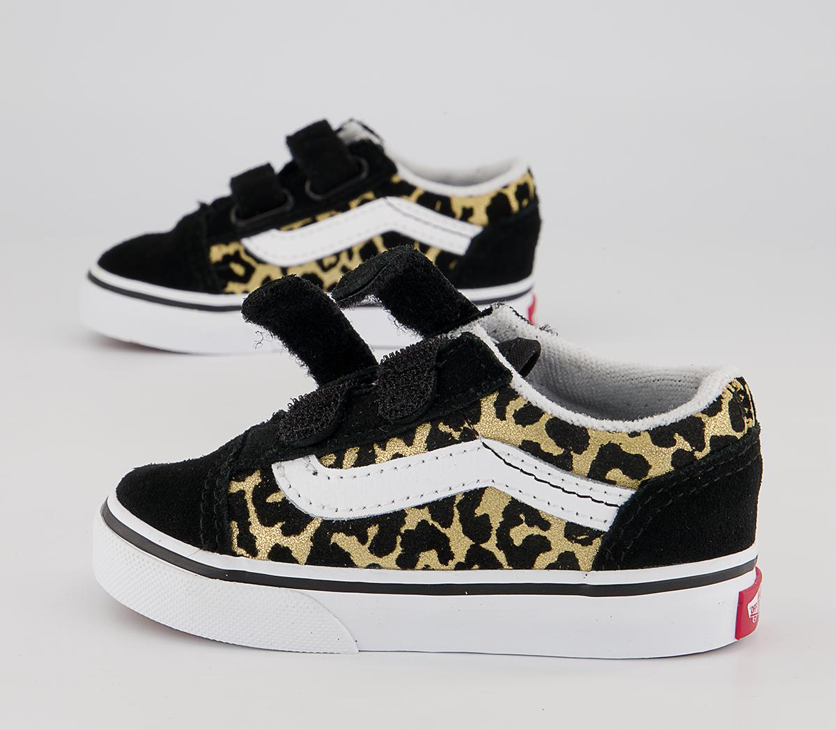 Vans Old Skool Trainers Vans Old Skool Trainers Leoparad Black White