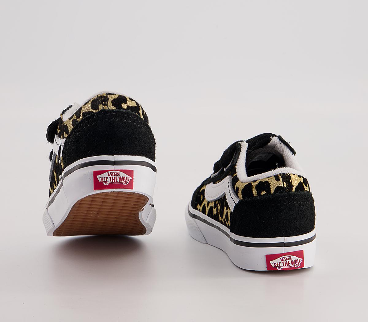 Vans Old Skool Trainers Vans Old Skool Trainers Leoparad Black White