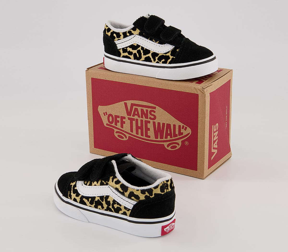 Vans Old Skool Trainers Vans Old Skool Trainers Leoparad Black White