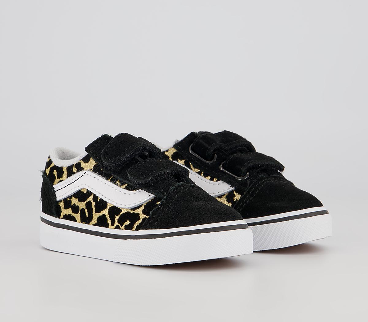 Vans Old Skool Trainers Vans Old Skool Trainers Leoparad Black White
