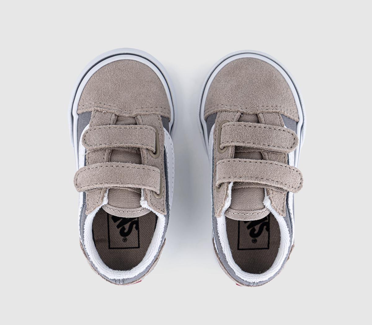 VansOld Skool Toddler TrainersTwo Tone Frost Grey