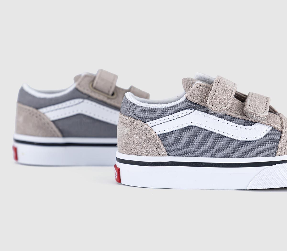 VansOld Skool Toddler TrainersTwo Tone Frost Grey