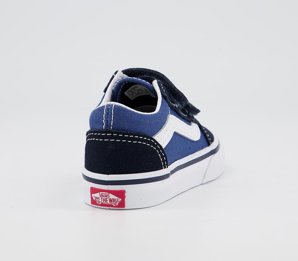 Vans Old Skool Toddler Trainers Vans Old Skool Toddler Trainers Navy True White