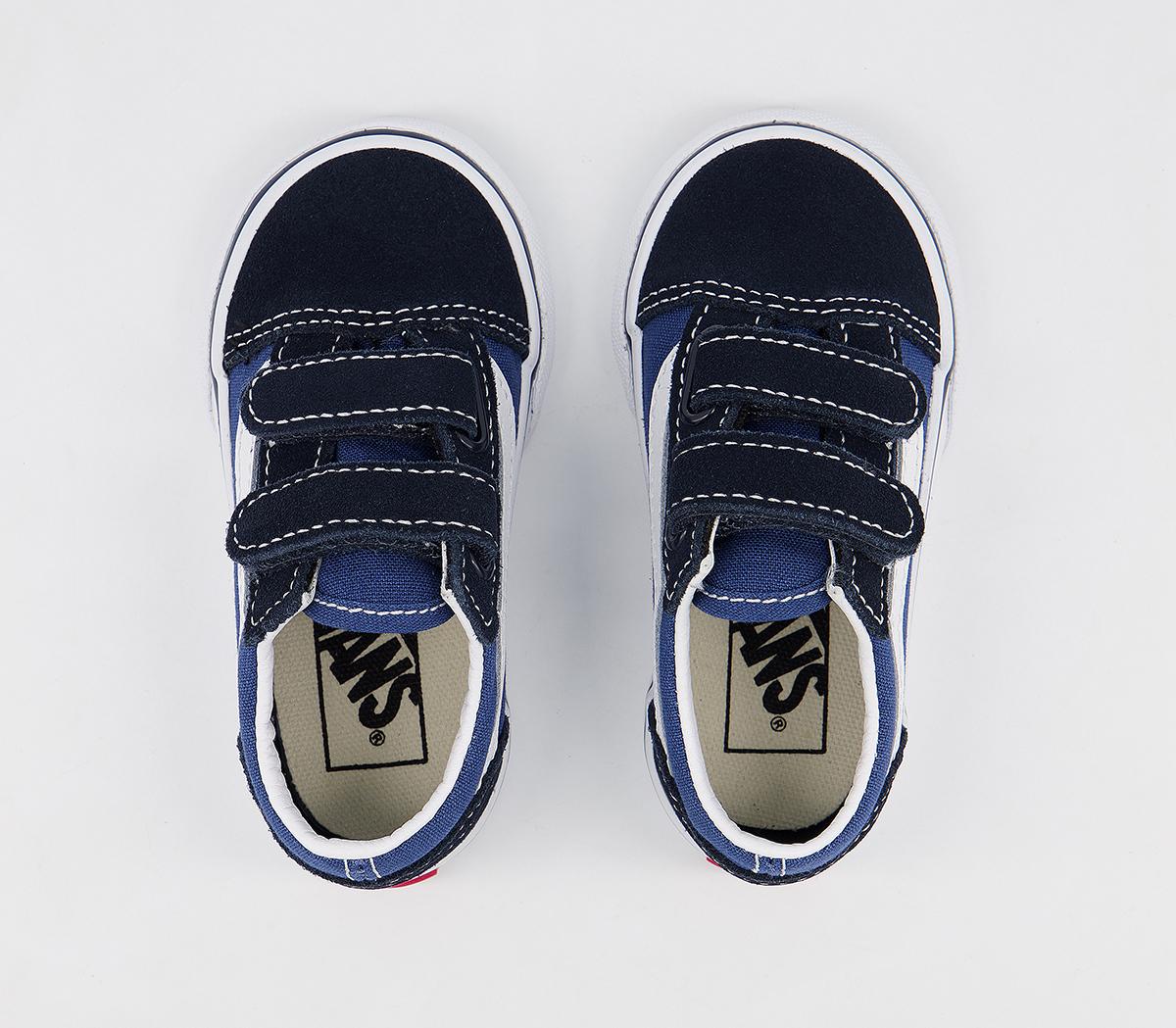 Vans Old Skool Toddler Trainers Vans Old Skool Toddler Trainers Navy True White
