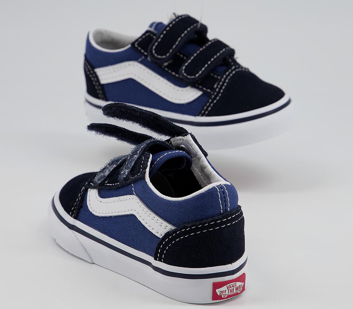 Vans Old Skool Toddler Trainers Vans Old Skool Toddler Trainers Navy True White