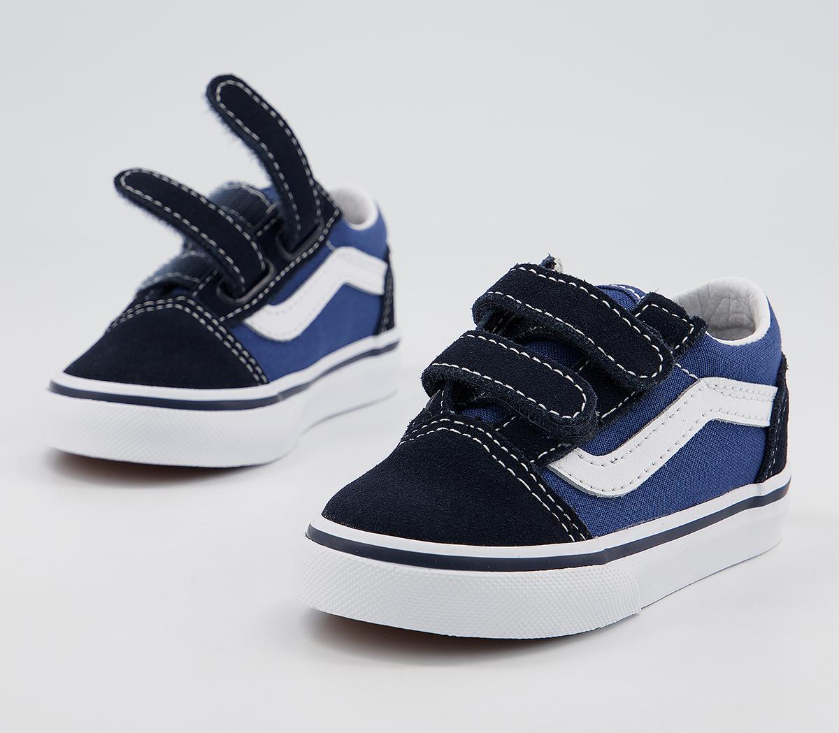 Vans Old Skool Toddler Trainers Vans Old Skool Toddler Trainers Navy True White