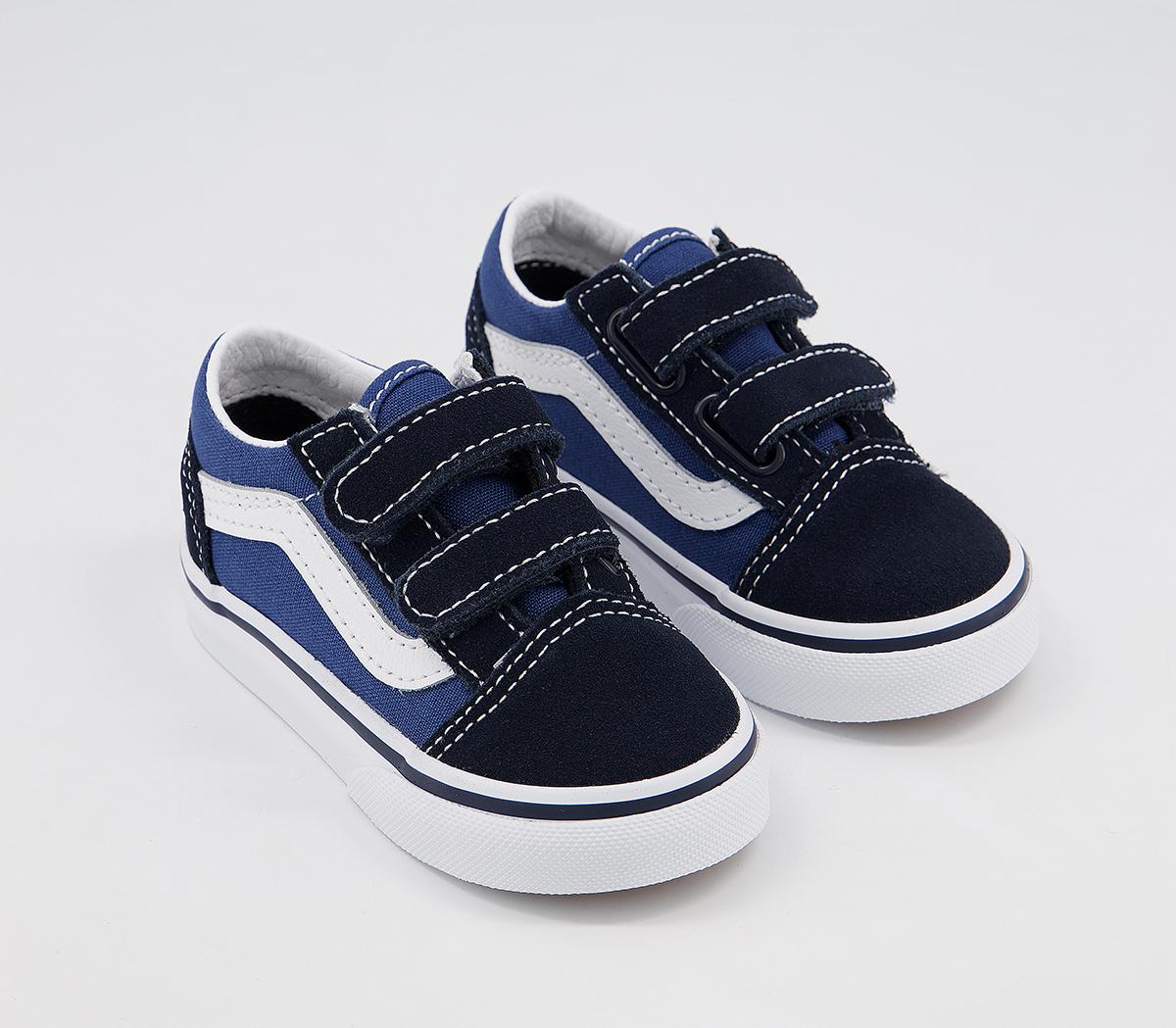 Vans Old Skool Toddler Trainers Vans Old Skool Toddler Trainers Navy True White