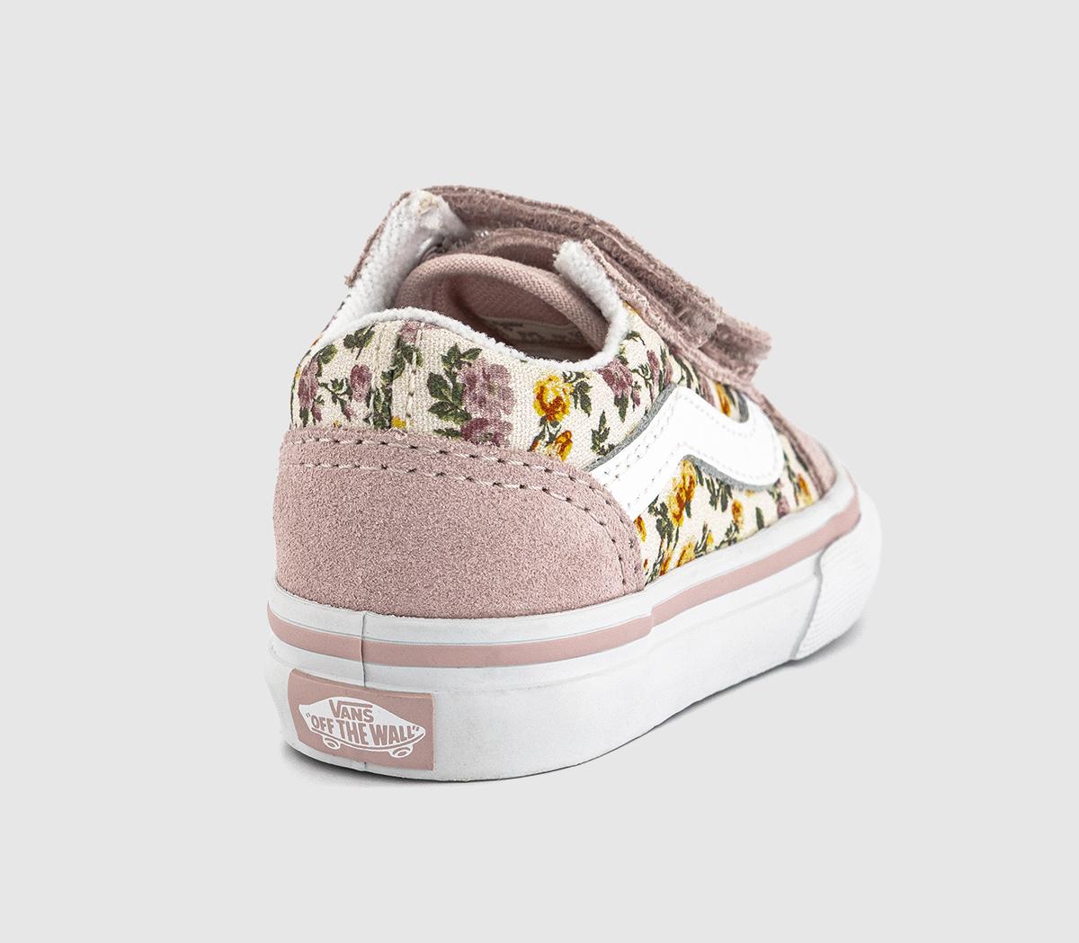 Vans Old Skool Toddler Trainers Vans Old Skool Toddler Trainers Romantic Floral Pink