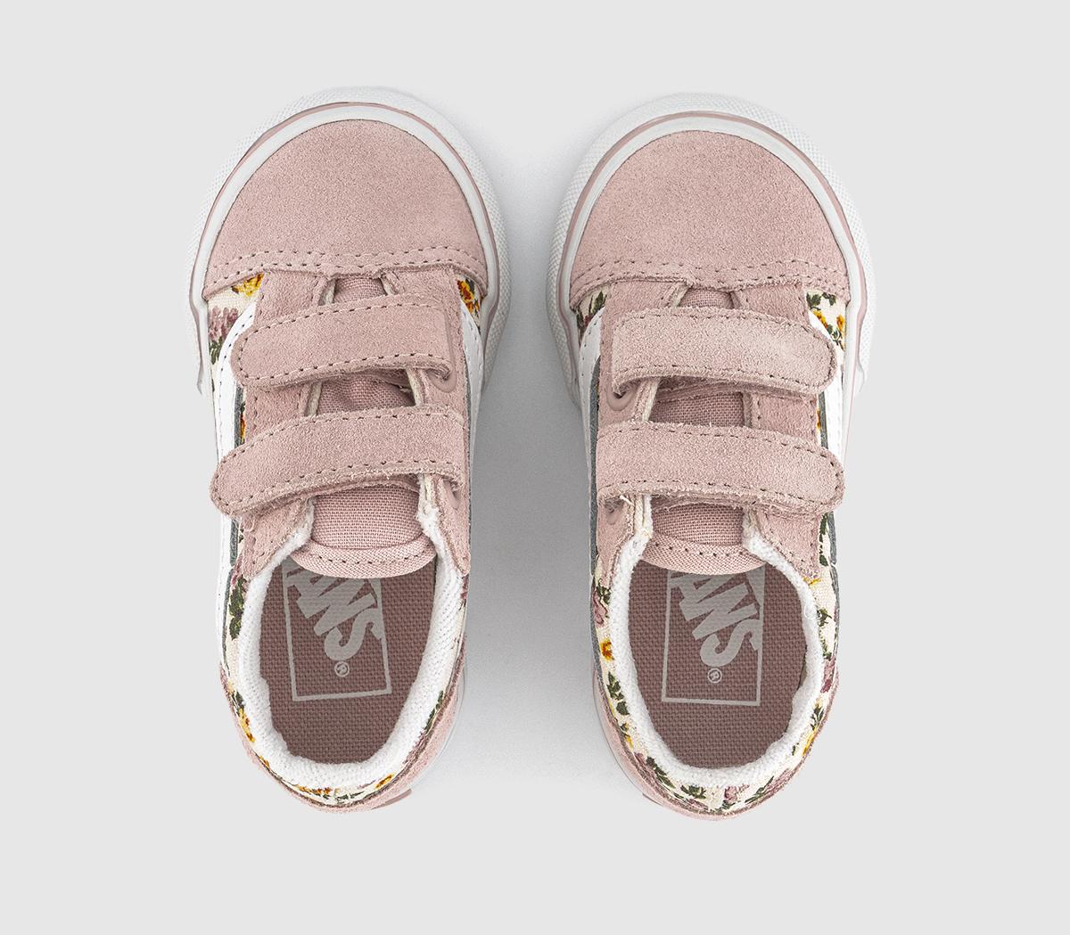 Vans Old Skool Toddler Trainers Vans Old Skool Toddler Trainers Romantic Floral Pink
