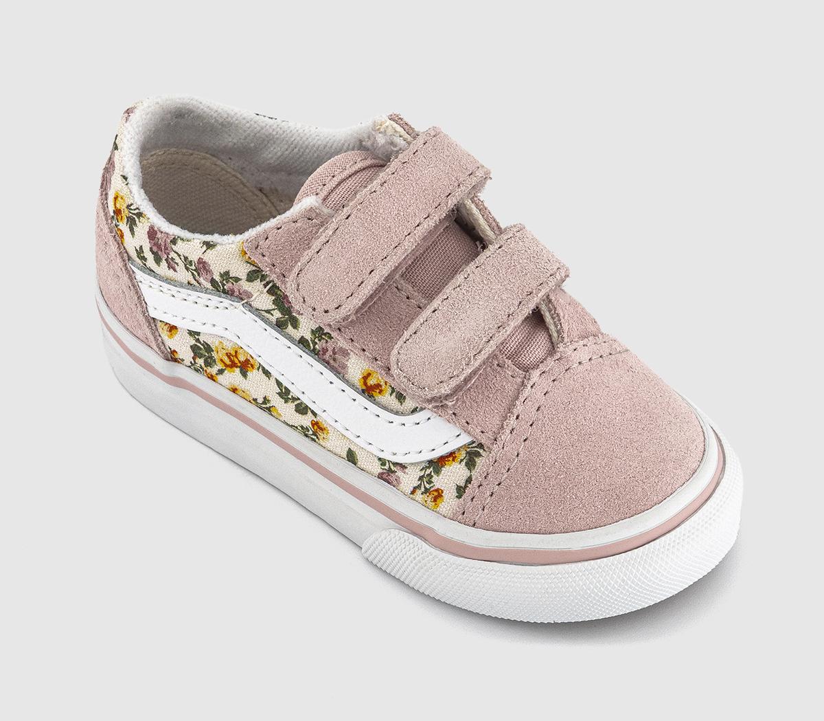 Vans Old Skool Toddler Trainers Vans Old Skool Toddler Trainers Romantic Floral Pink