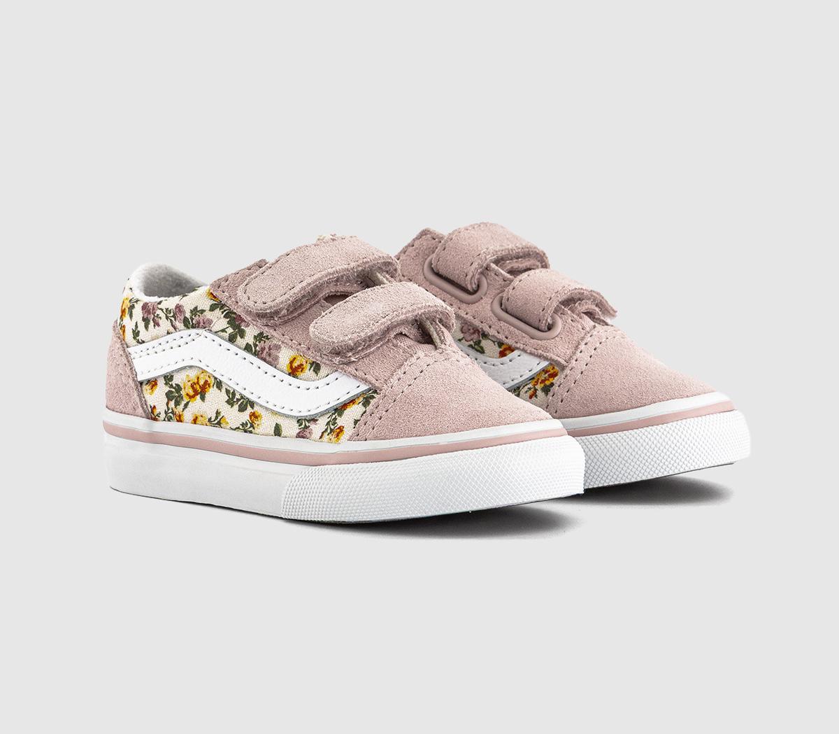 Vans Old Skool Toddler Trainers Vans Old Skool Toddler Trainers Romantic Floral Pink