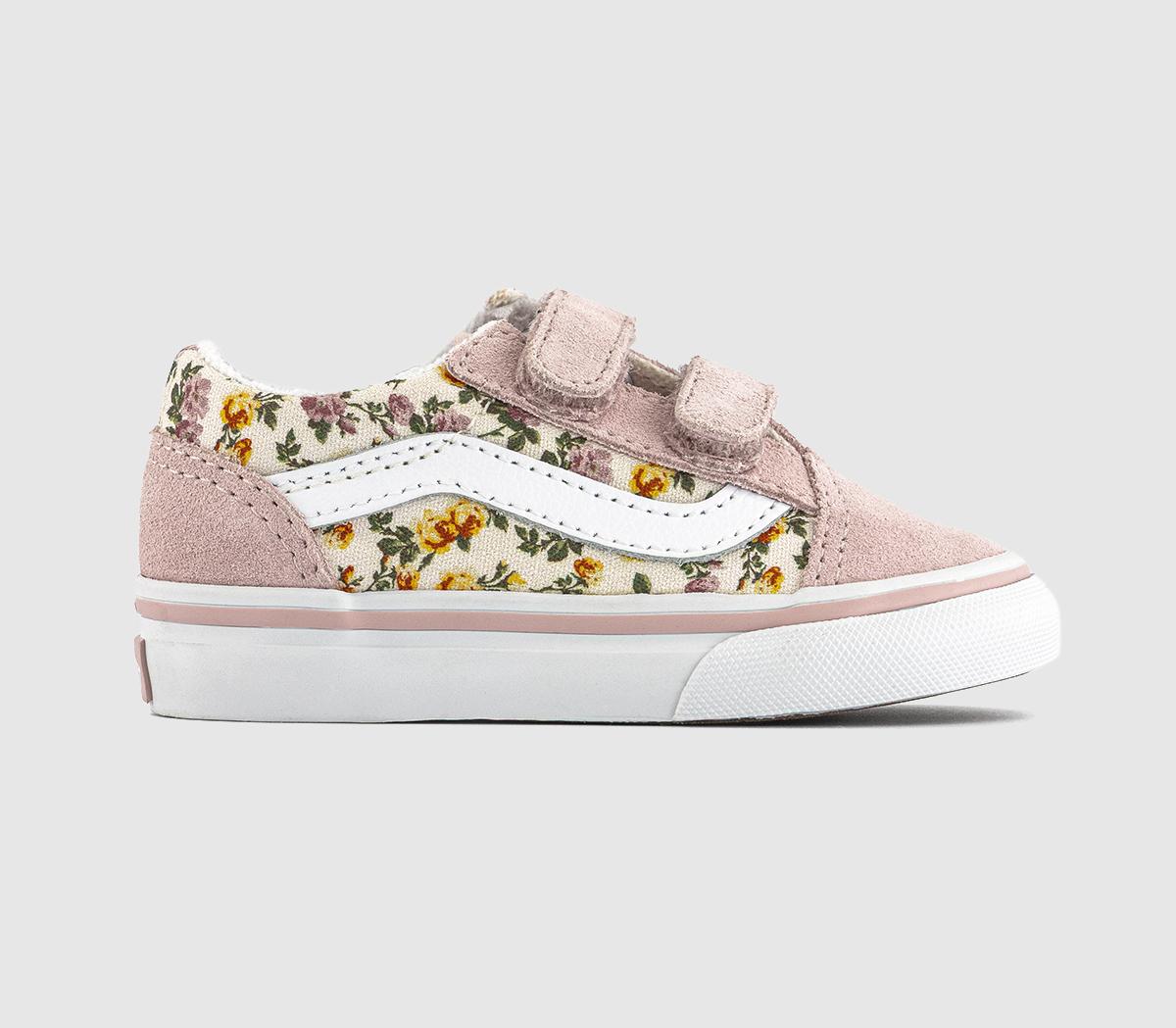 VansOld Skool Toddler Trainers VansOld Skool Toddler TrainersRomantic Floral Pink