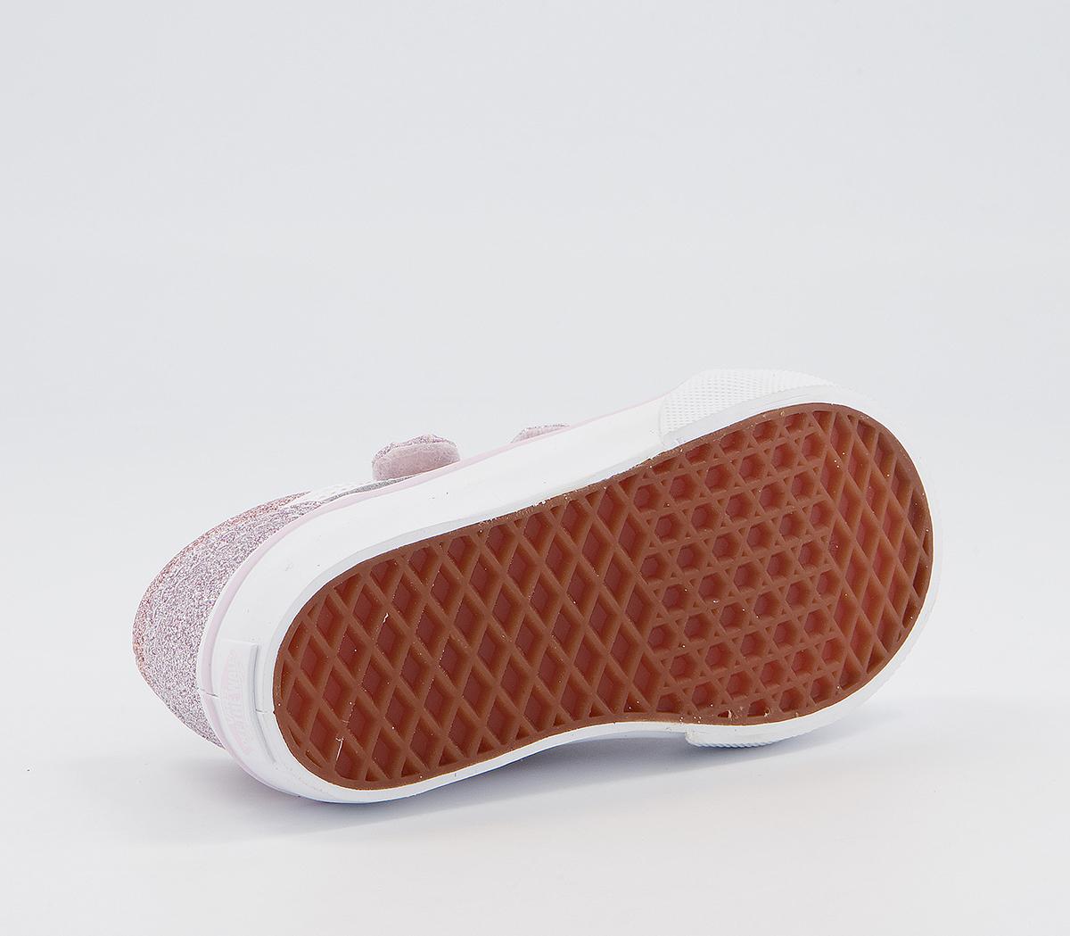 Vans Old Skool Toddler Trainers Vans Old Skool Toddler Trainers Glitter Orchid Ice Powder Pink