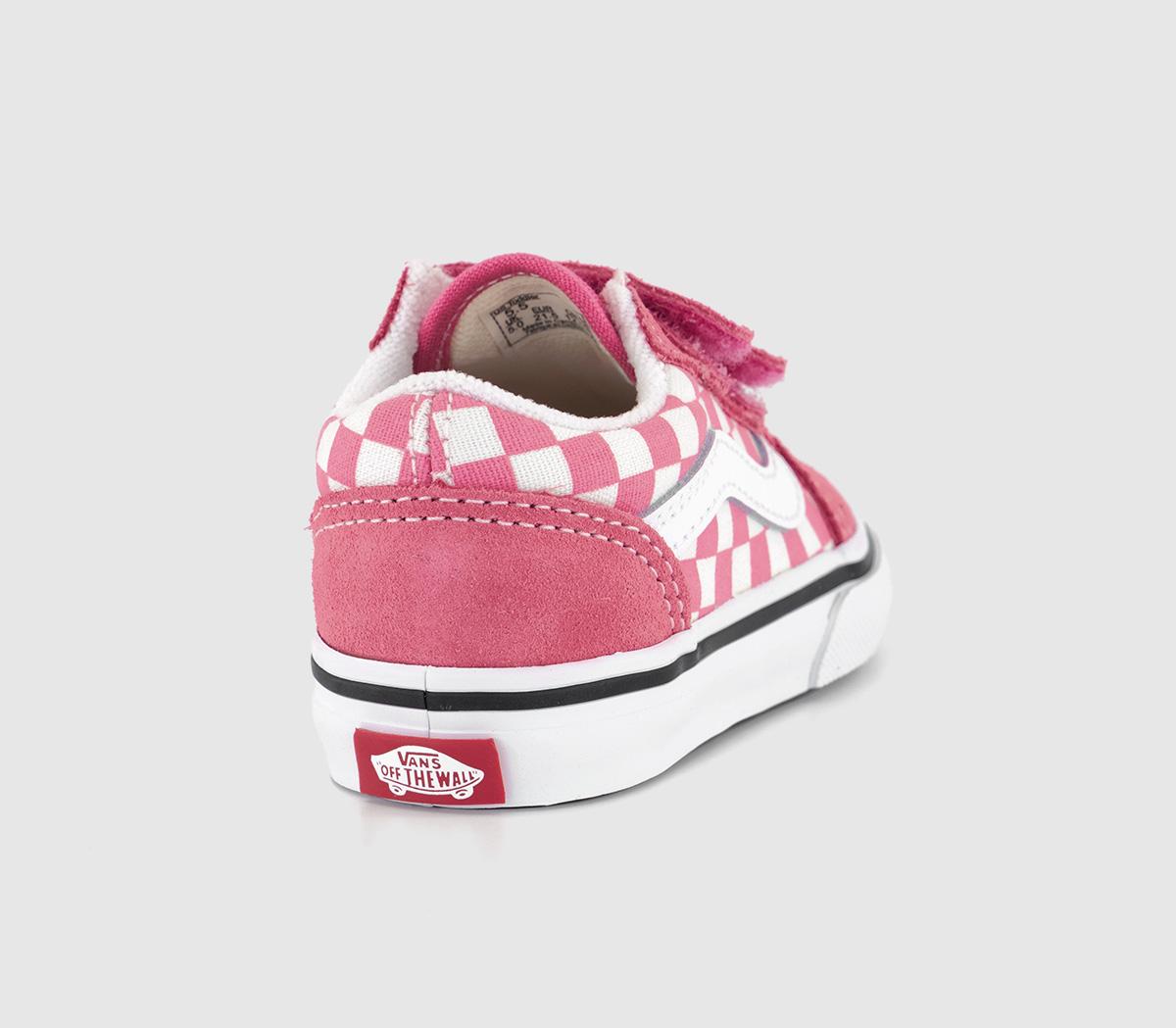 VansOld Skool Toddler TrainersColor Theory Checkerboard Honeysuckle