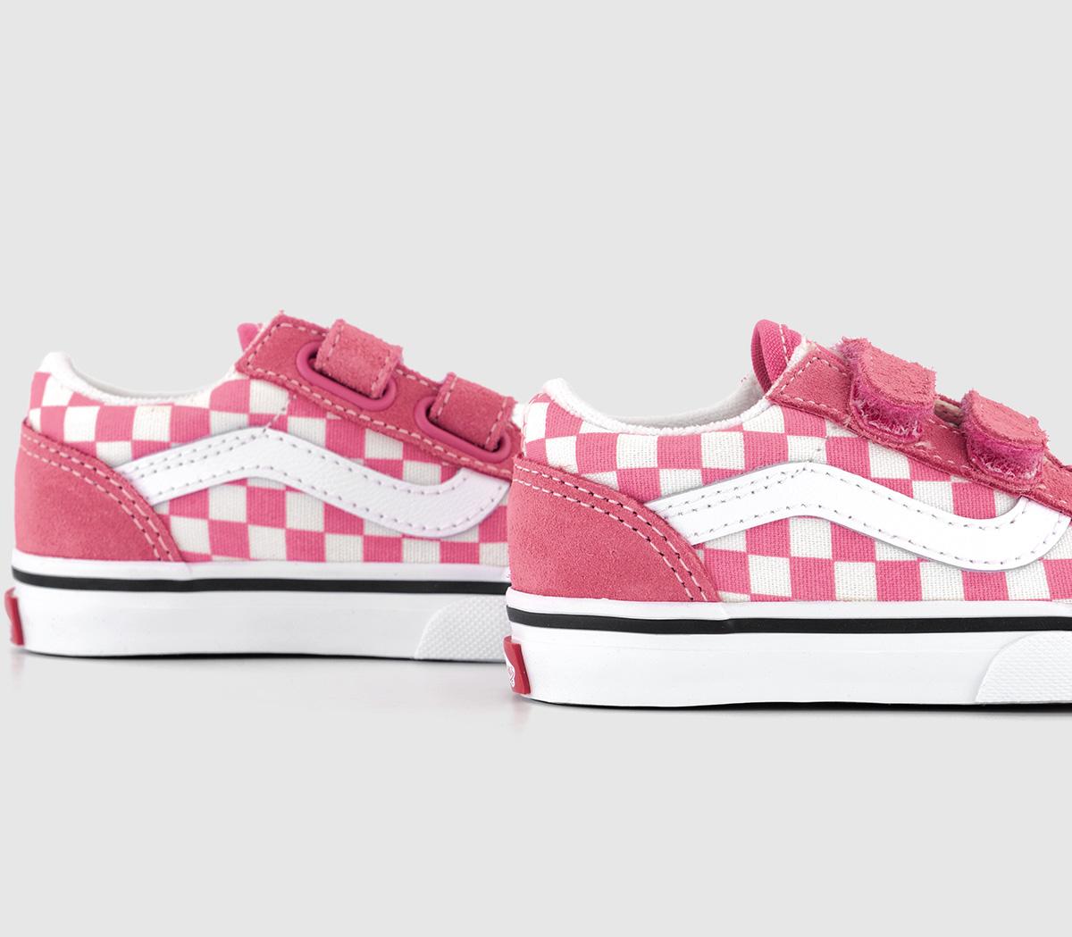 VansOld Skool Toddler TrainersColor Theory Checkerboard Honeysuckle