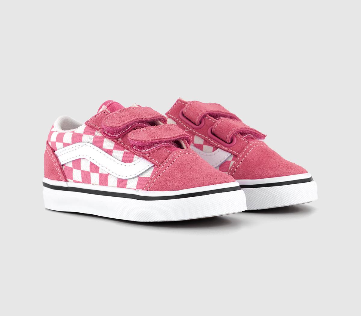 VansOld Skool Toddler TrainersColor Theory Checkerboard Honeysuckle