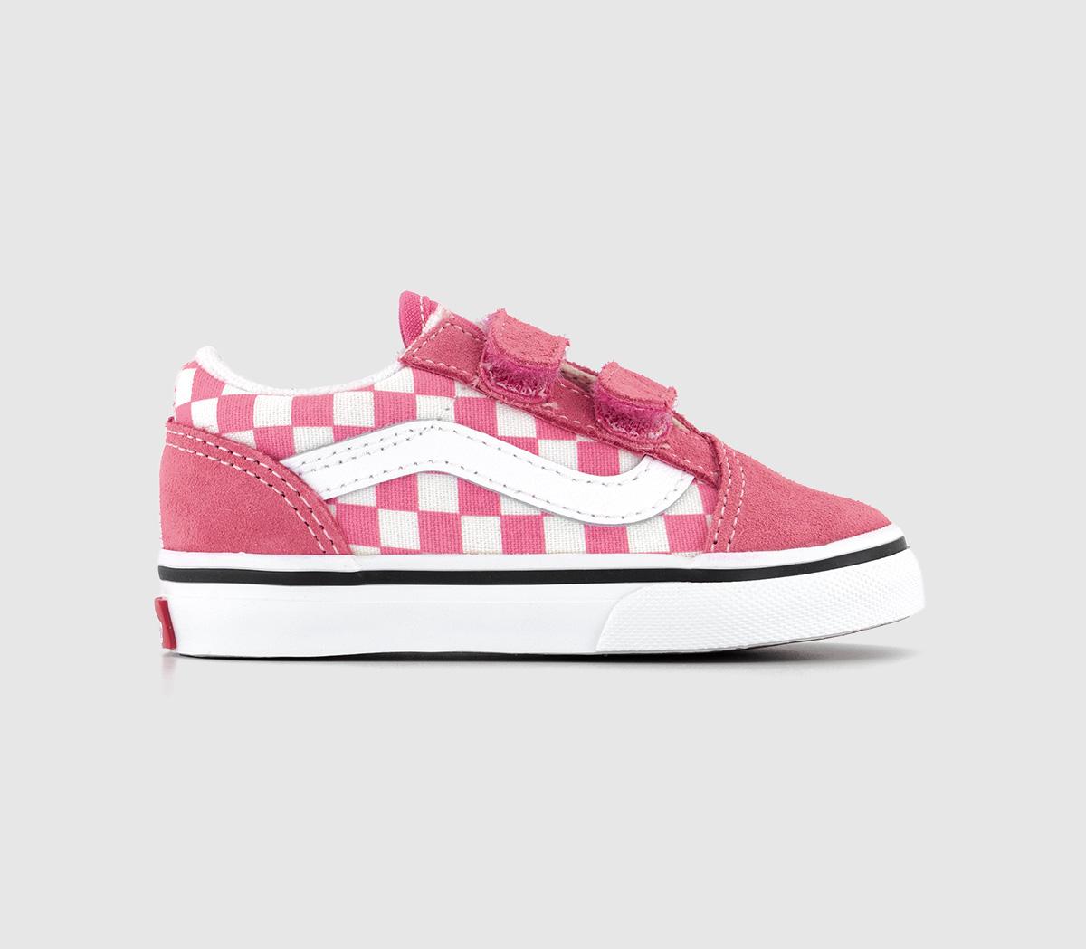 VansOld Skool Toddler TrainersColor Theory Checkerboard Honeysuckle