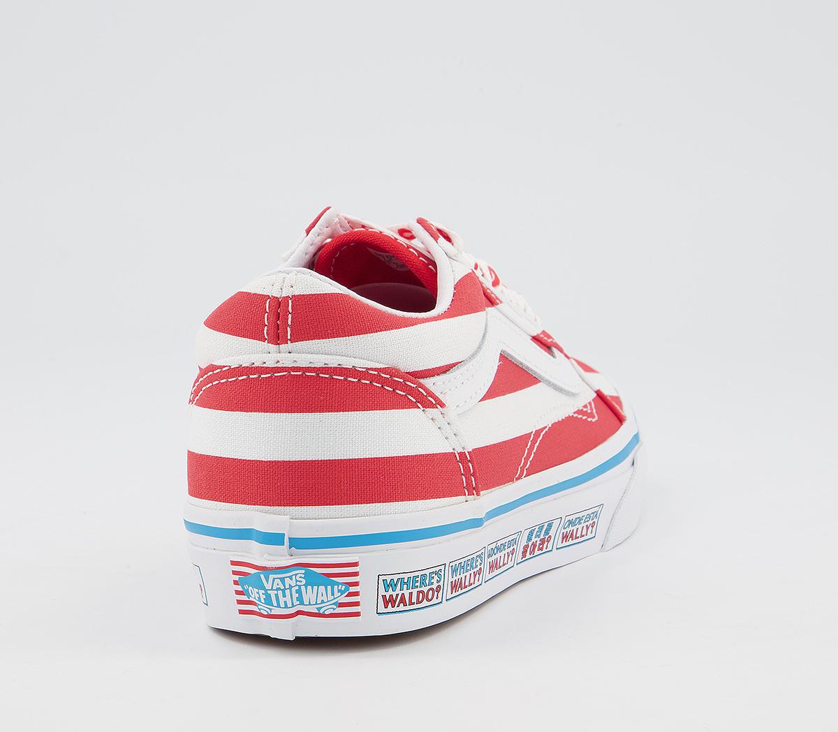Vans Old Skool Lace Kids Trainers Vans Old Skool Lace Kids Trainers Wheres Waldo International Stripe