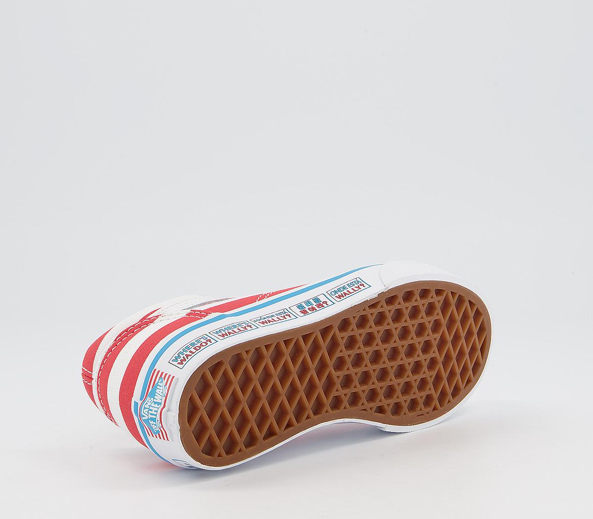 Vans Old Skool Lace Kids Trainers Vans Old Skool Lace Kids Trainers Wheres Waldo International Stripe