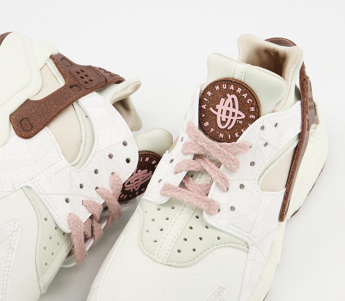 Nike Air Huarache Trainers Nike Air Huarache Trainers Summit White Pink Glaze Sea Glass Rattan Bone