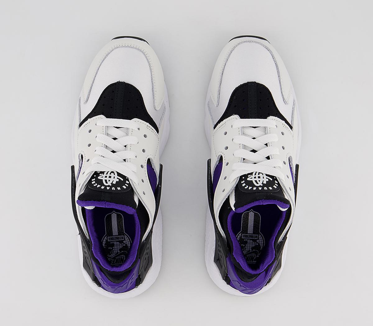 Nike Air Huarache Trainers Nike Air Huarache Trainers White Black Electro Purple