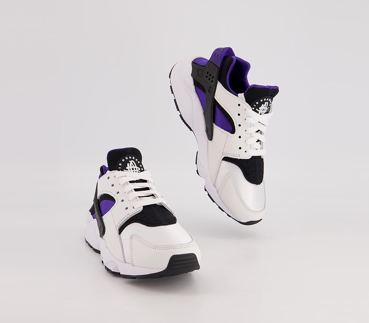 Nike Air Huarache Trainers Nike Air Huarache Trainers White Black Electro Purple