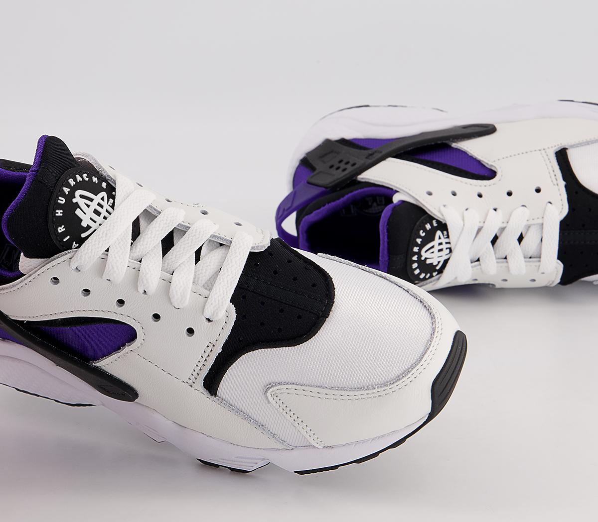 Nike Air Huarache Trainers Nike Air Huarache Trainers White Black Electro Purple