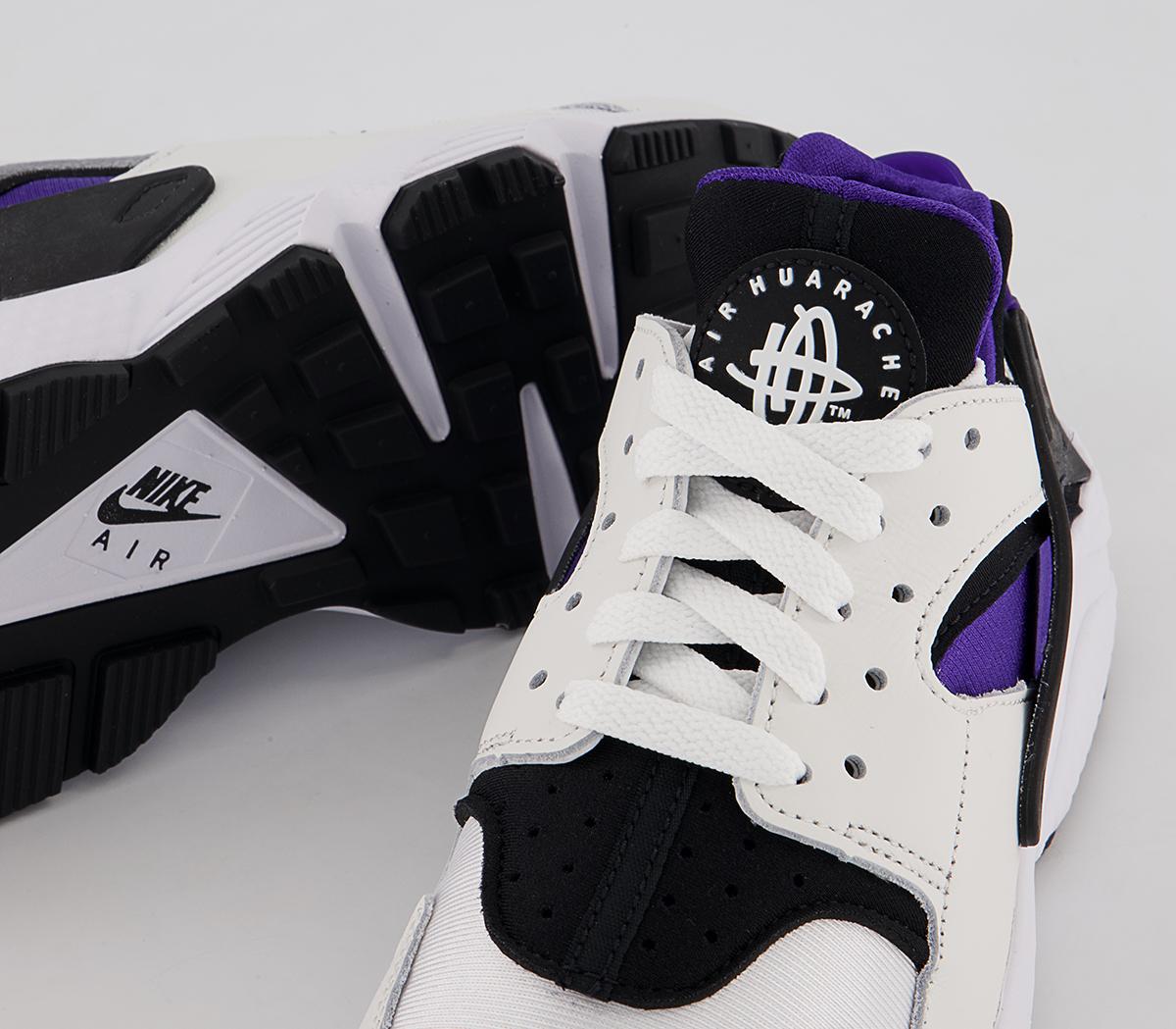 Nike Air Huarache Trainers Nike Air Huarache Trainers White Black Electro Purple