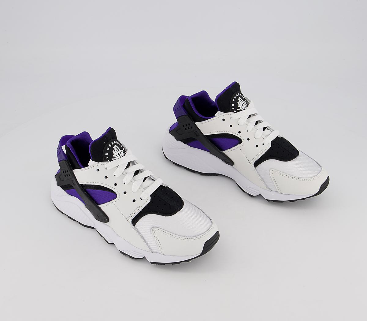 Nike Air Huarache Trainers Nike Air Huarache Trainers White Black Electro Purple