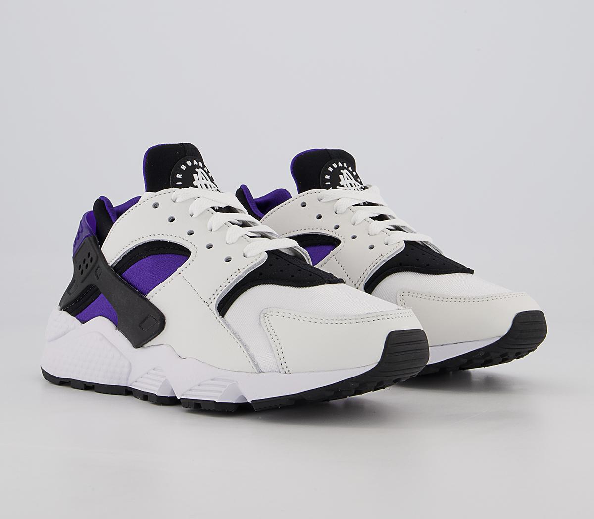 Nike Air Huarache Trainers Nike Air Huarache Trainers White Black Electro Purple