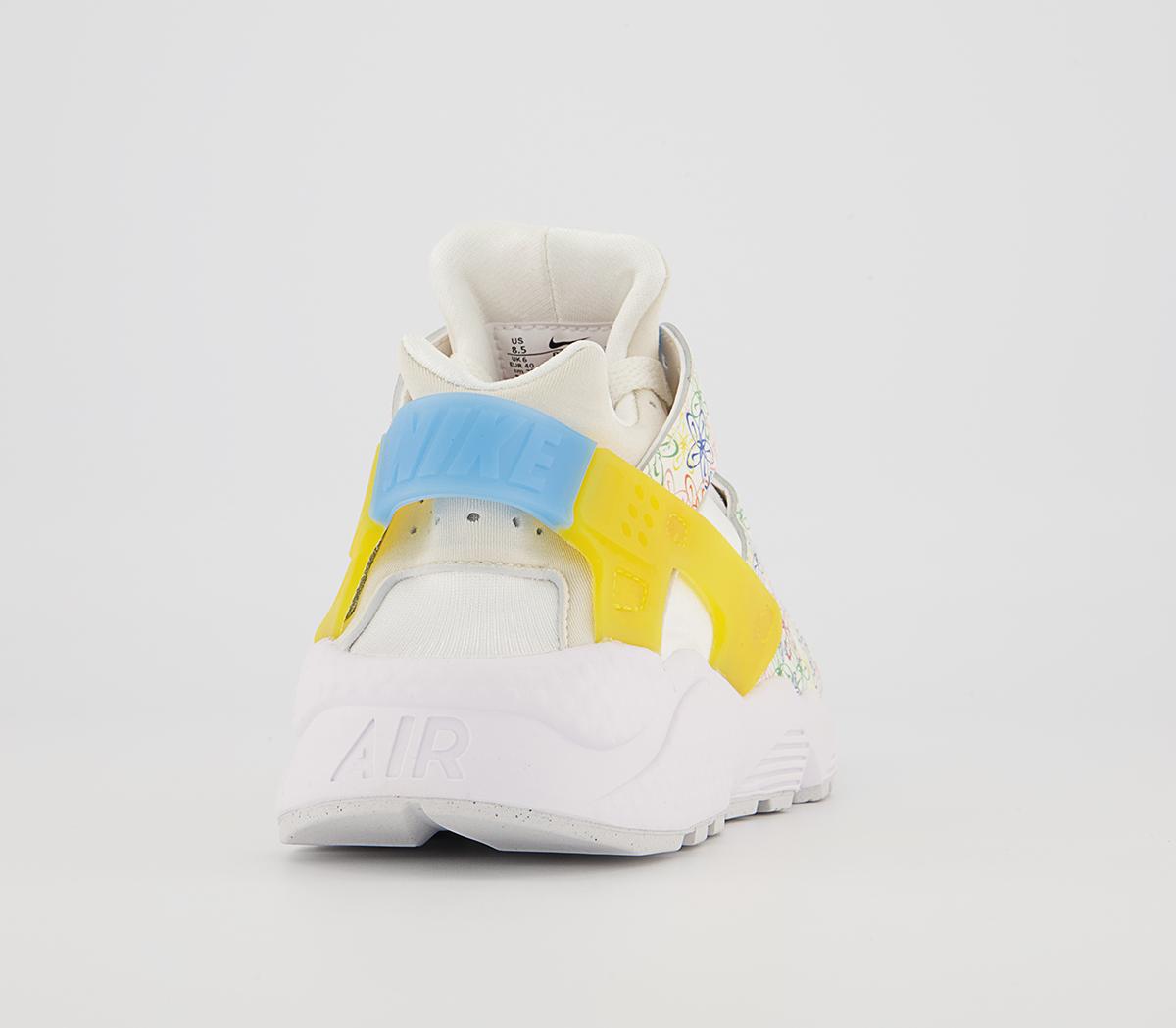 Nike Air Huarache Trainers Nike Air Huarache Trainers Sail University Blue Vivd Sulfur